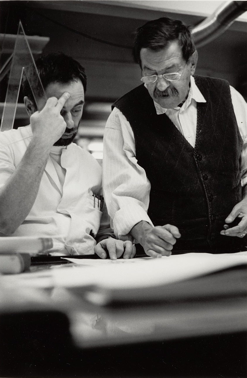 Günter Grass und Gerhard Steidl