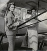 Miss Germany und Miss Europe auf dem Flugplatz