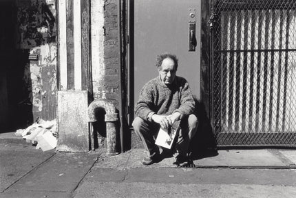 Robert Frank vor seinem Studio