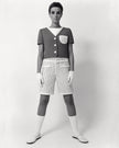 Grace Coddington in Shorts von André Courrèges