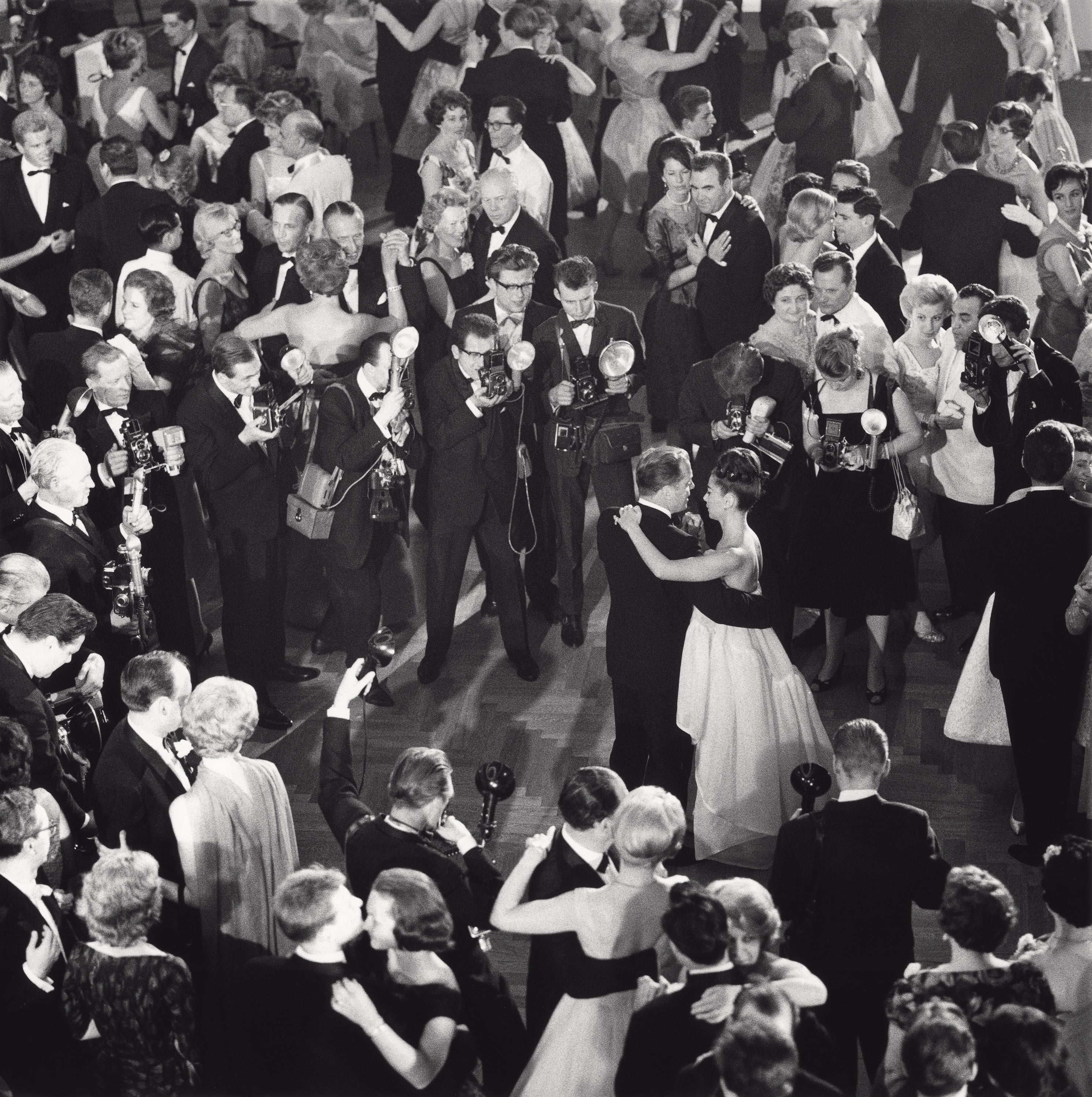Pier Angeli und Alfred Bauer eröffnen den Ball der X. Berlinale