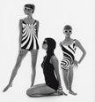 Op Art-Badeanzüge