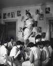 Ruth Leuwerik im Atelier von Film und Frau