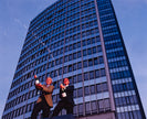 Manfred Lautenschläger und Bernhard Termühlen, Manager der MLP AG