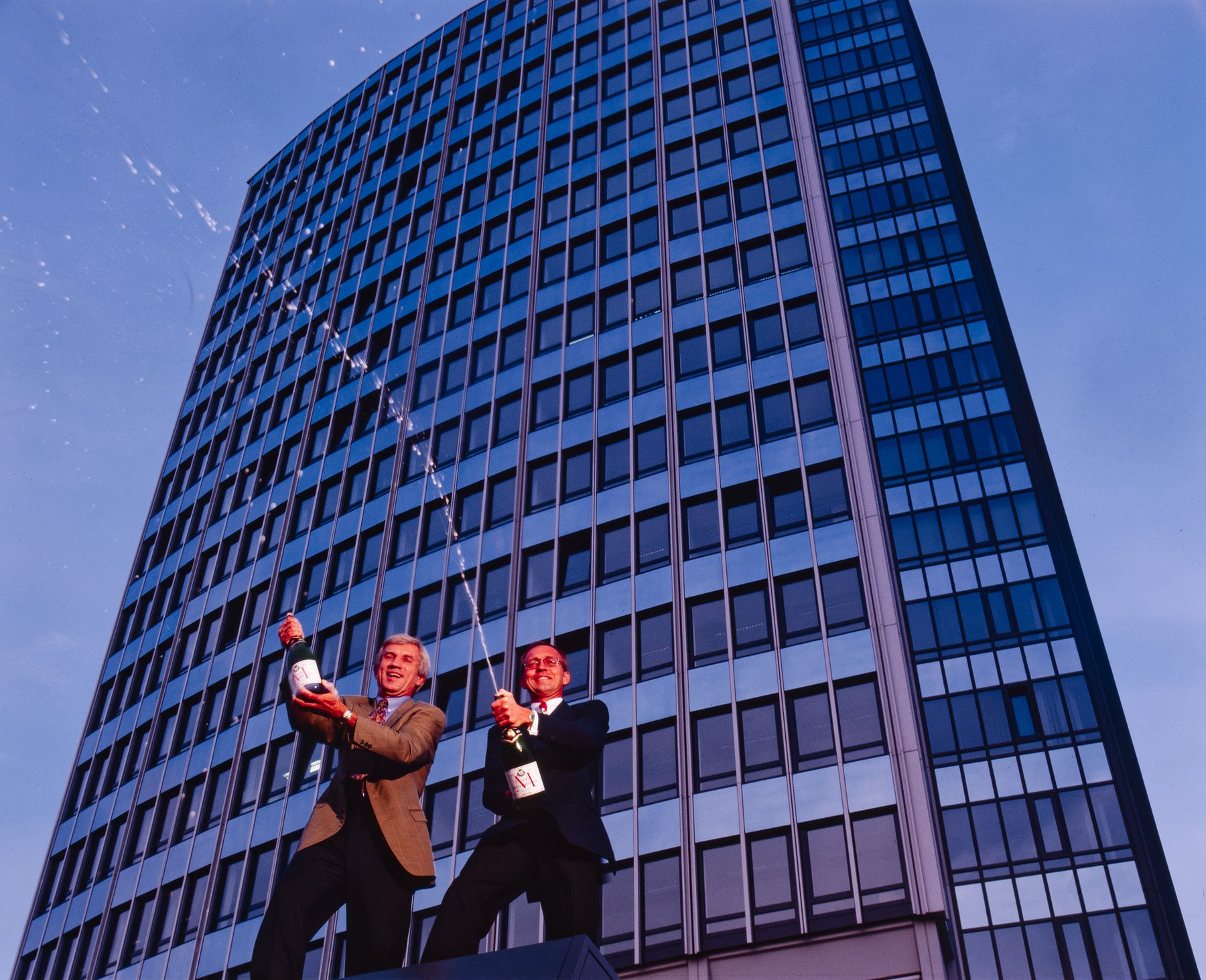 Manfred Lautenschläger und Bernhard Termühlen, Manager der MLP AG