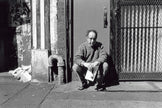Robert Frank vor seinem Studio