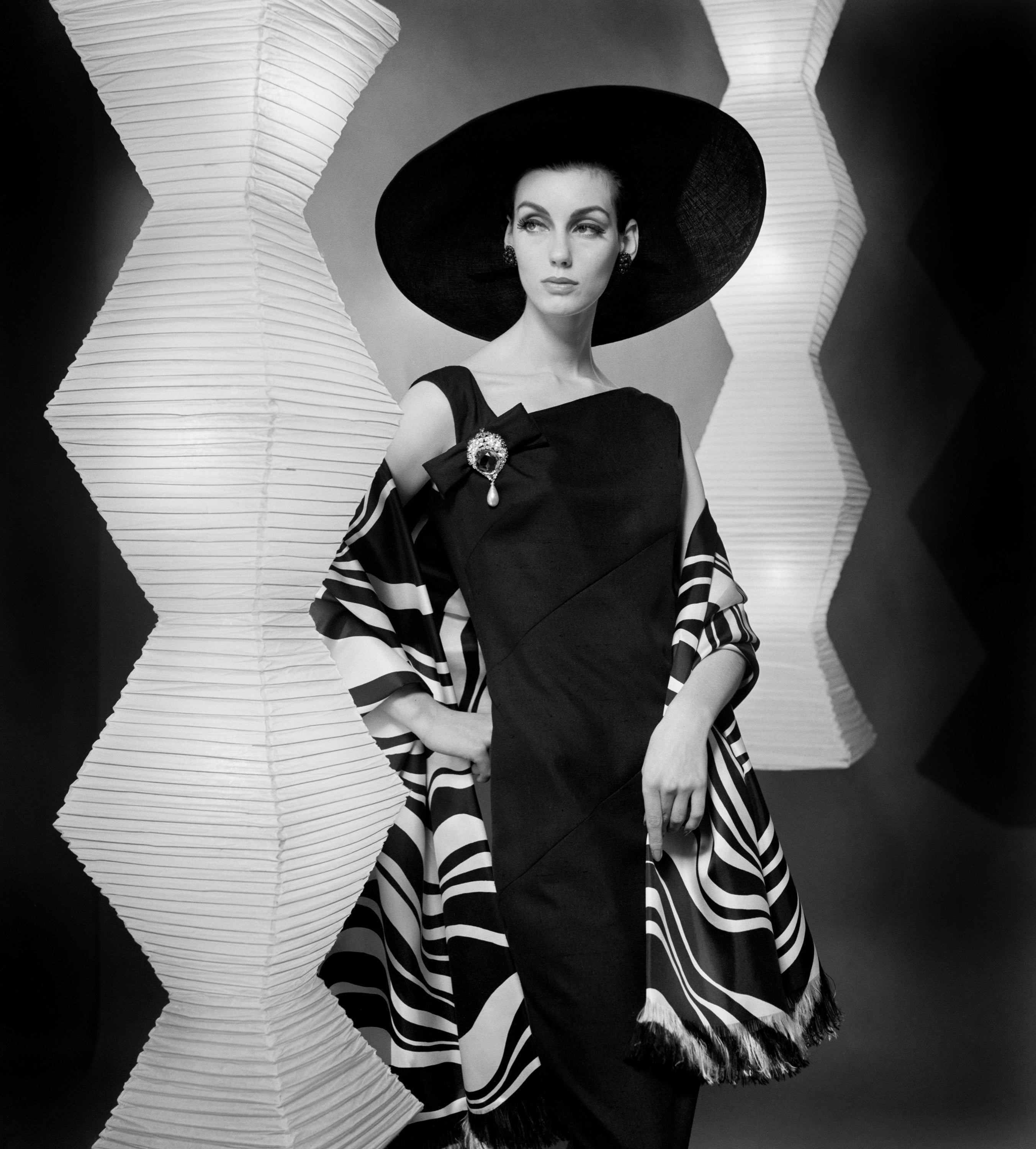 Judy Dent in a dress by Uli Richter