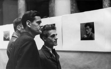 Peter Keetman und Wolfgang Reisewitz in der Ausstellung 