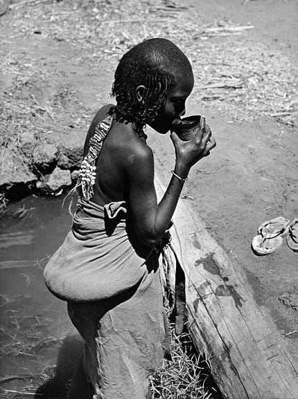 Wasserloch in der Danakil Wüste