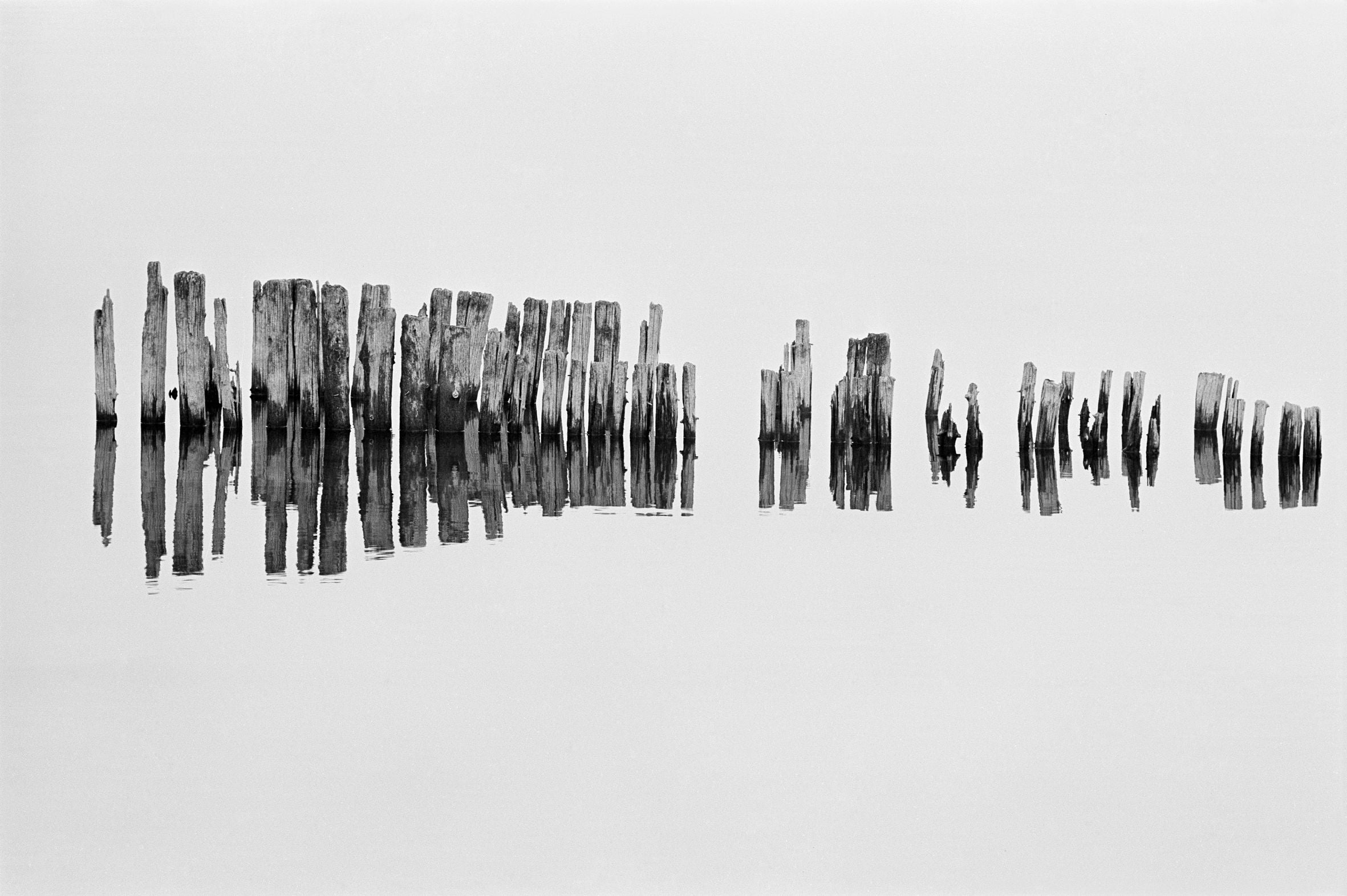 Balken im Wasser