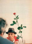 Joseph Beuys mit der Rose