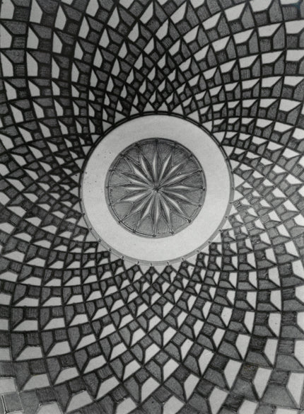 Detail eines Keramiktellers