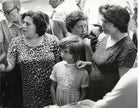 Italienische Hausfrauen auf dem Markt