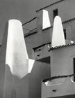 Kamin an einem Haus