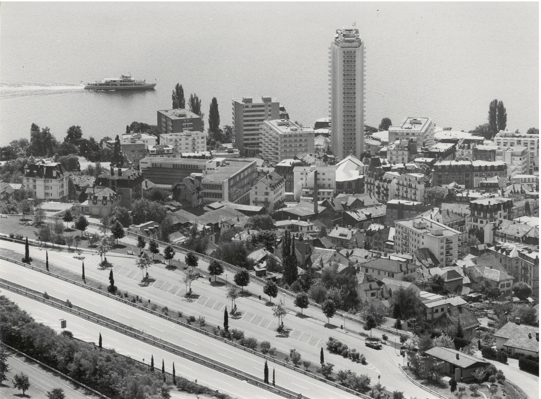 Blick auf Montreux