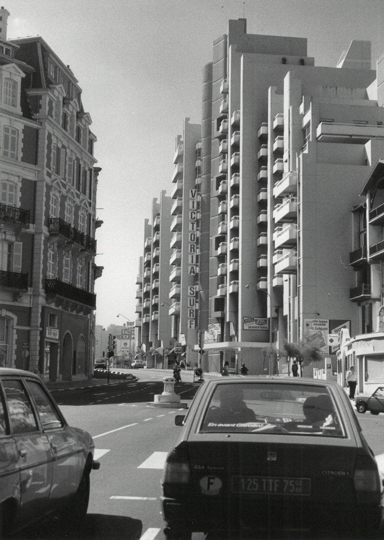 Straße in Biarritz