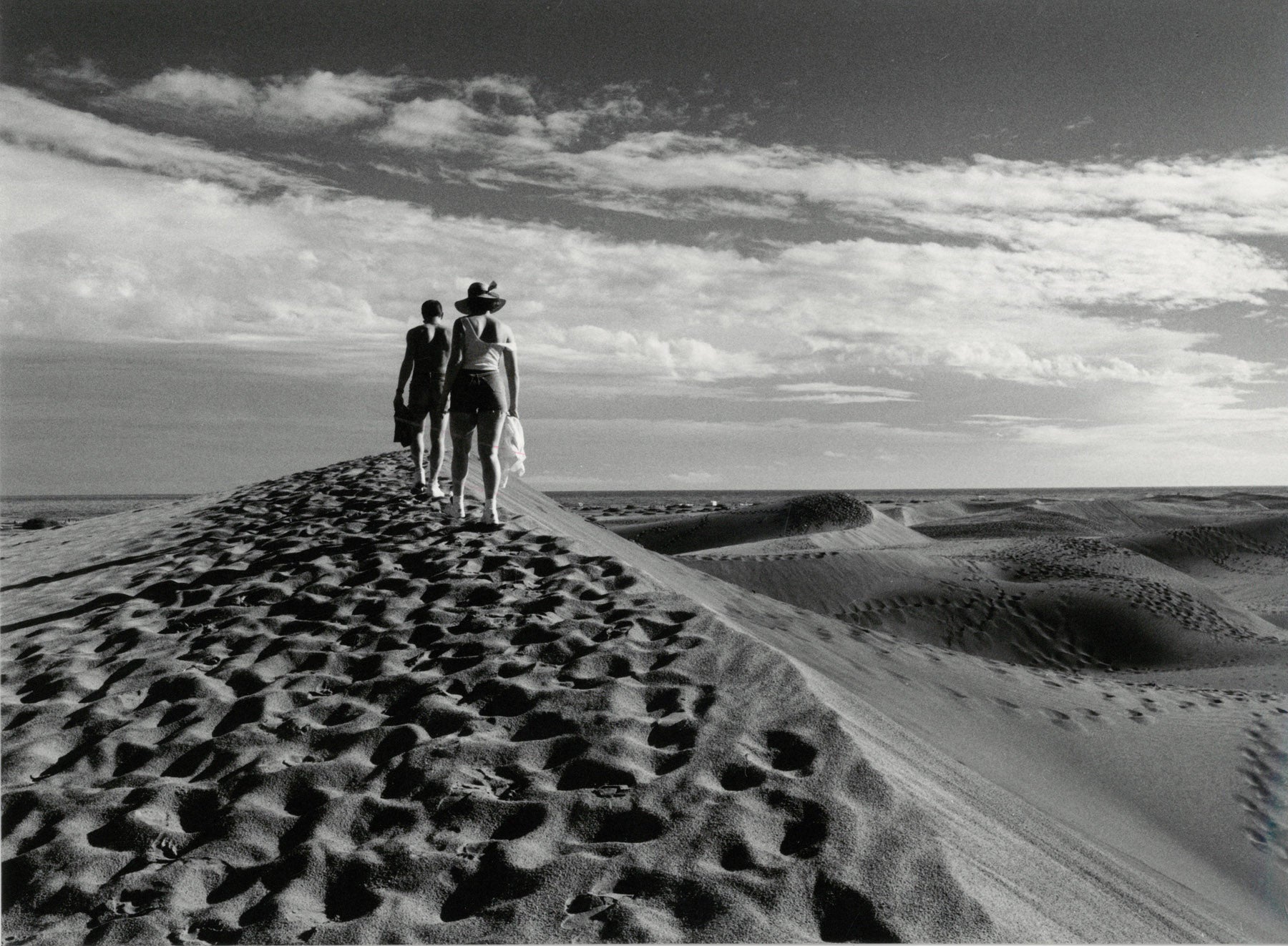 Dünenspaziergang auf den langen Dünen Maspalomas