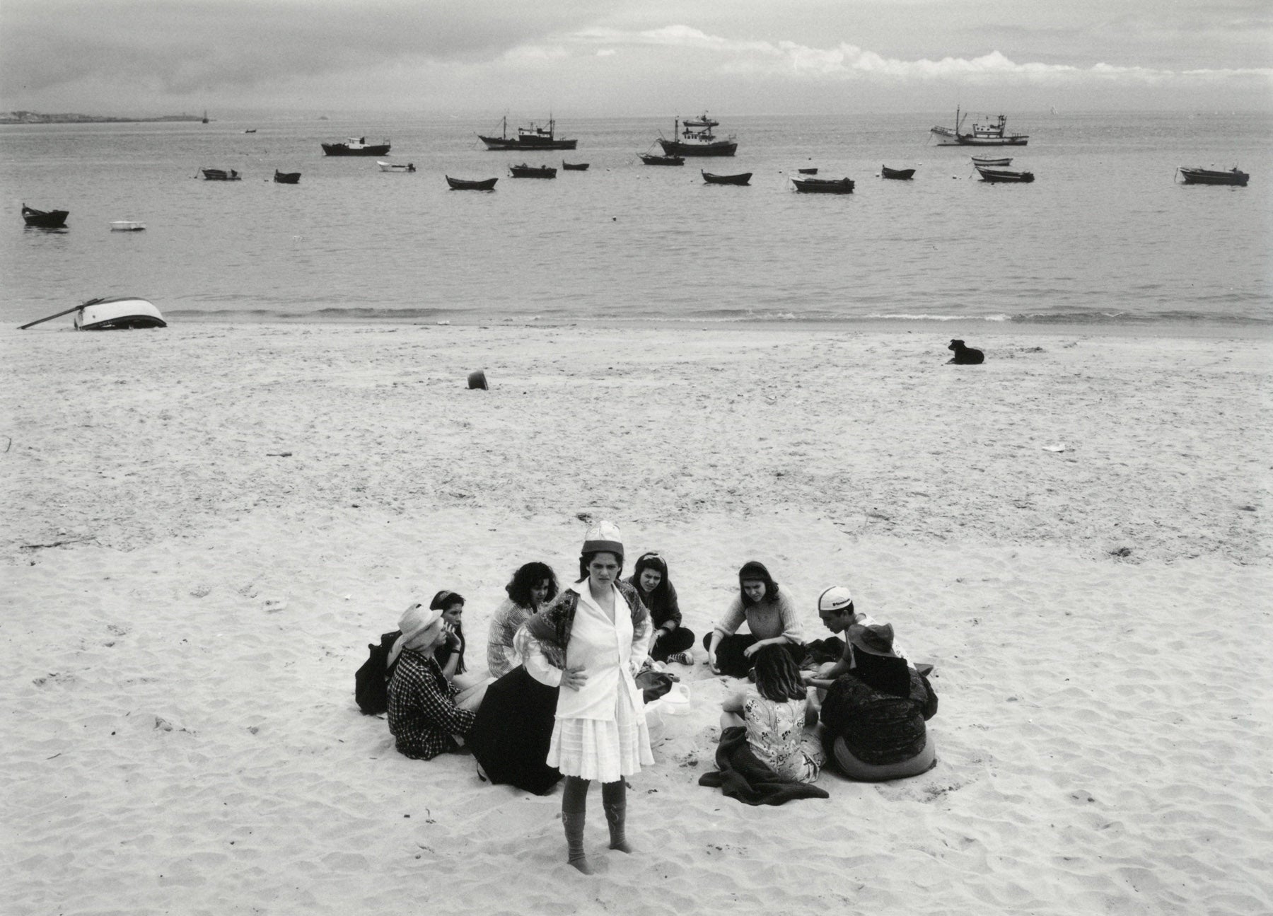 Jugendliche am Strand von Cascais
