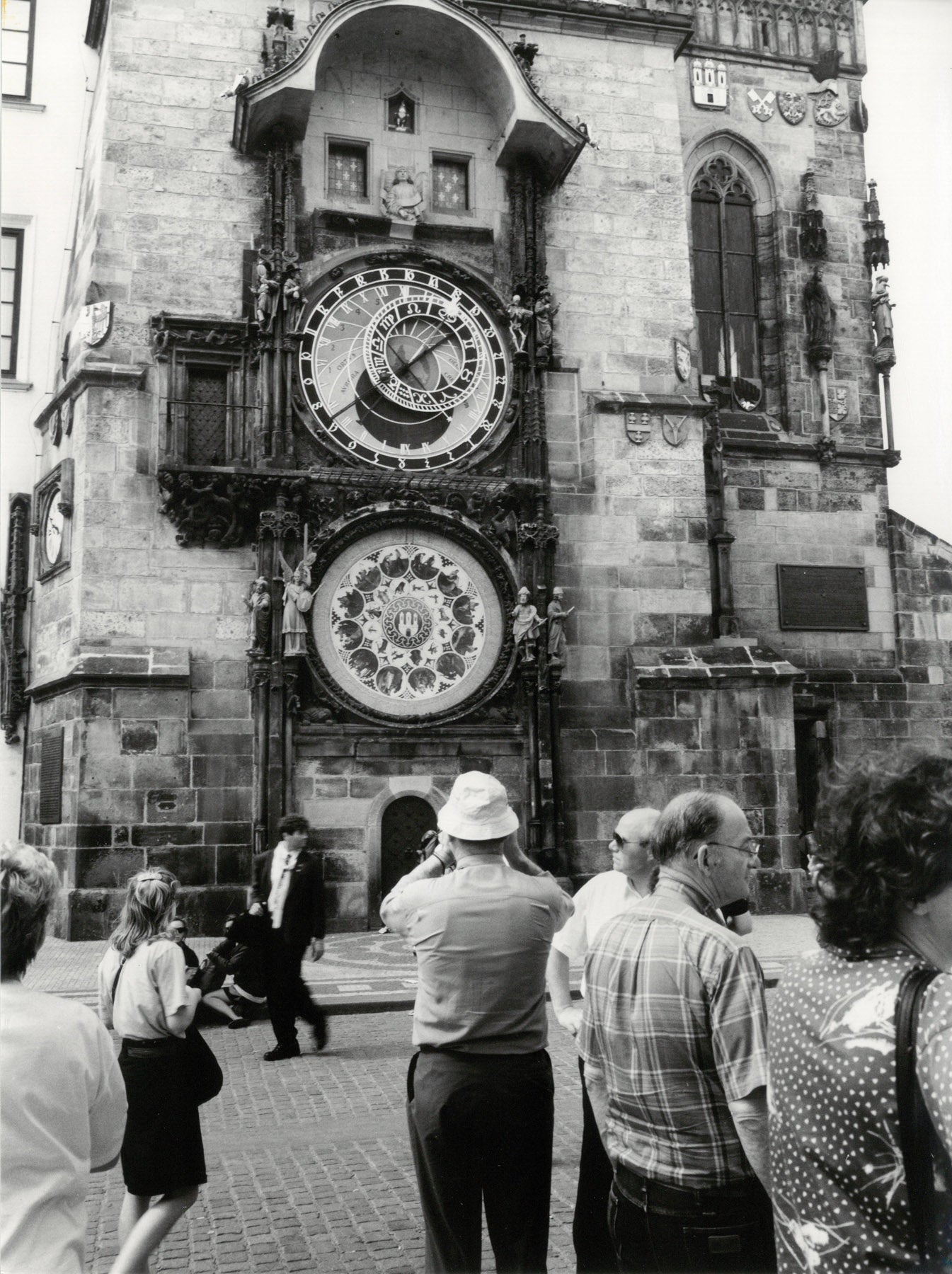 Die astronomische Uhr am Altstädter Ring in Prag