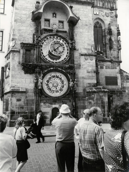 Die astronomische Uhr am Altstädter Ring in Prag
