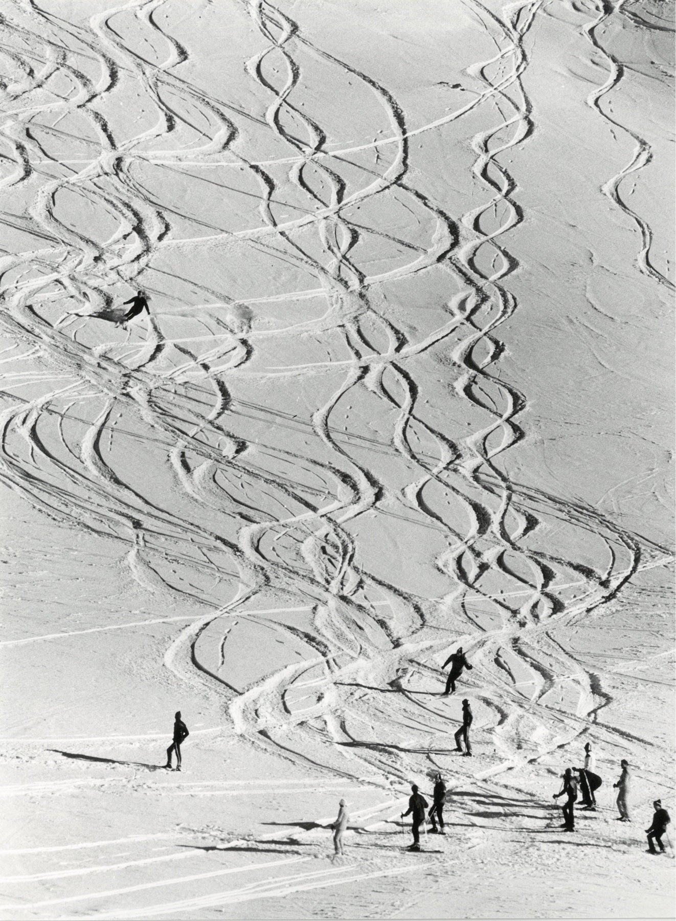 Firn und Schneespuren