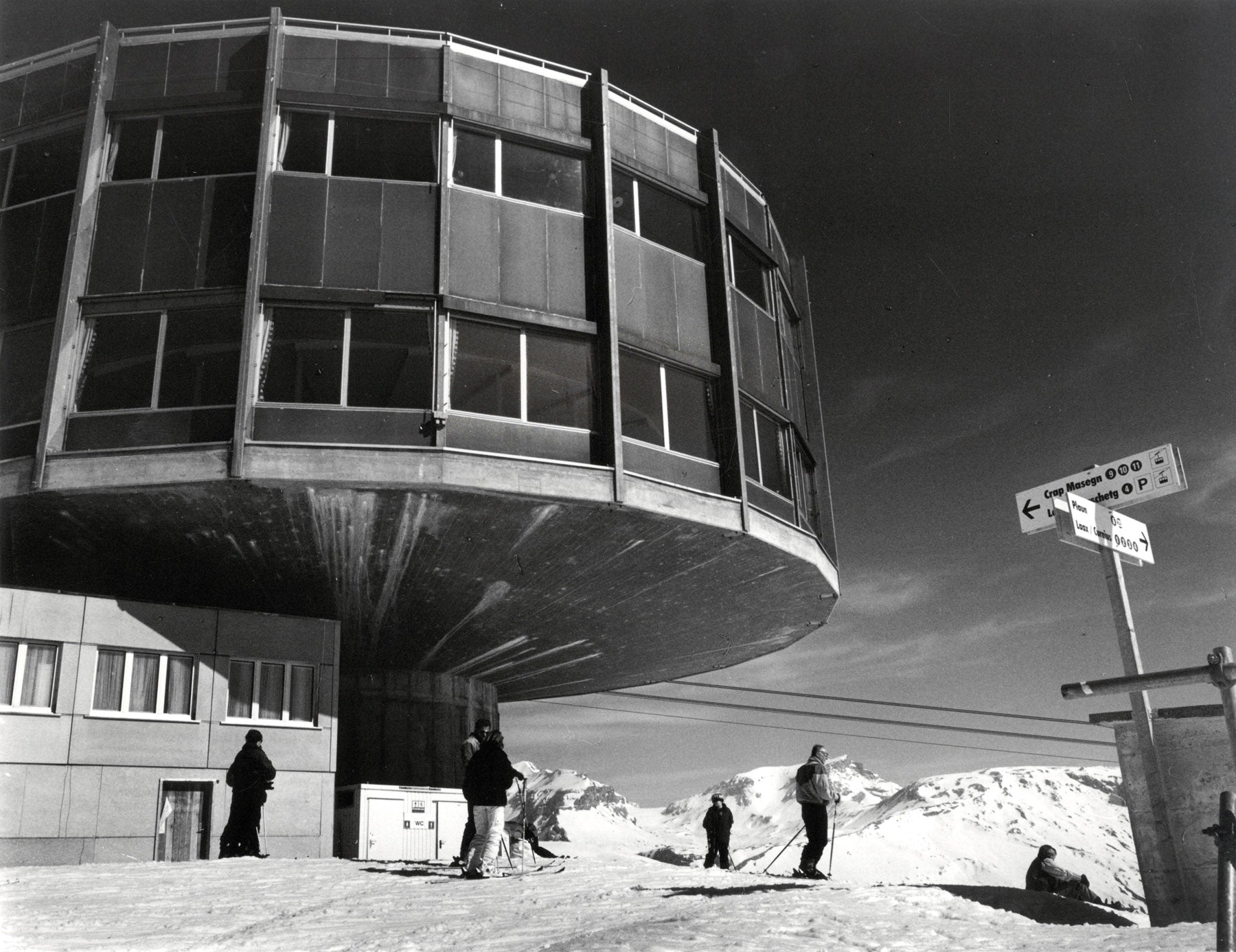 Bergstation auf dem Crap Sogn Gion