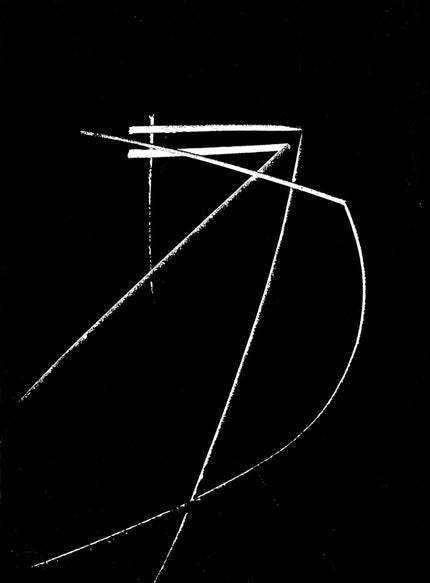 Binsen, umkopiert, grafisch, experimentell