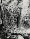 Wasser, Eis und Luftblasen, abstrakt, experimentell