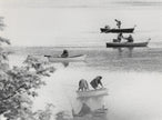 Fischer auf dem Walchensee