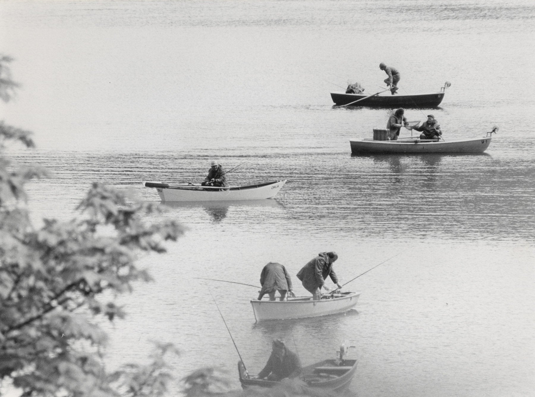 Fischer auf dem Walchensee