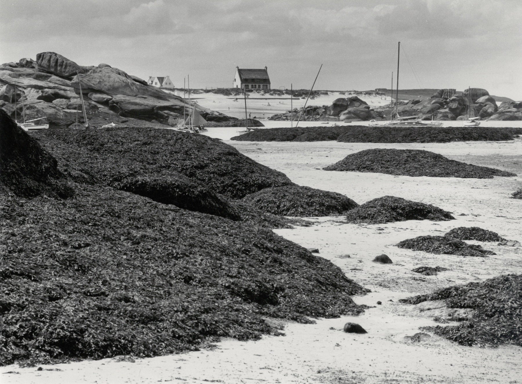 Ebbe an der Küste bei Trégastel