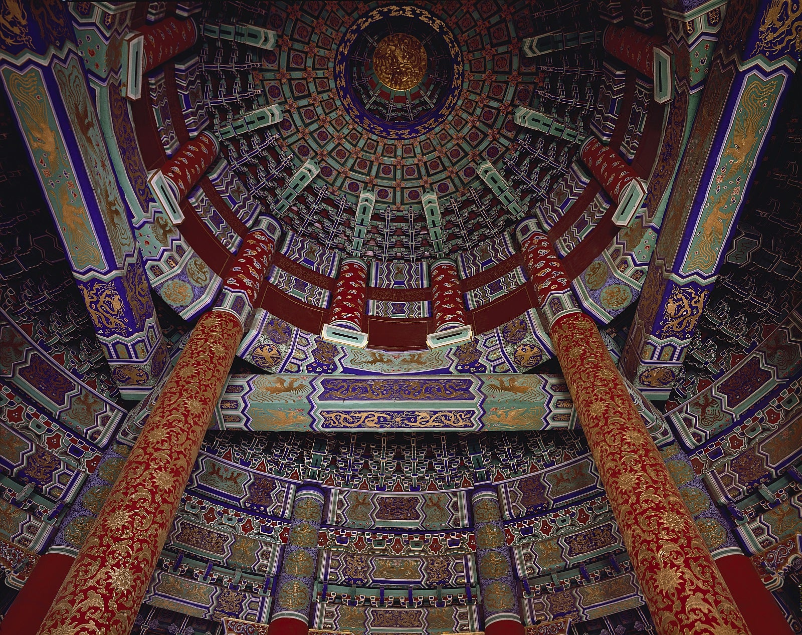 Prayer hall in the Forbidden City