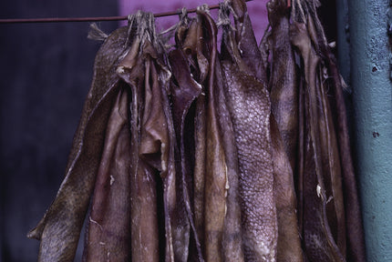 Getrocknete Schweinehaut